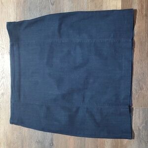 J Jill denim dark wash snap detailed skirt mini